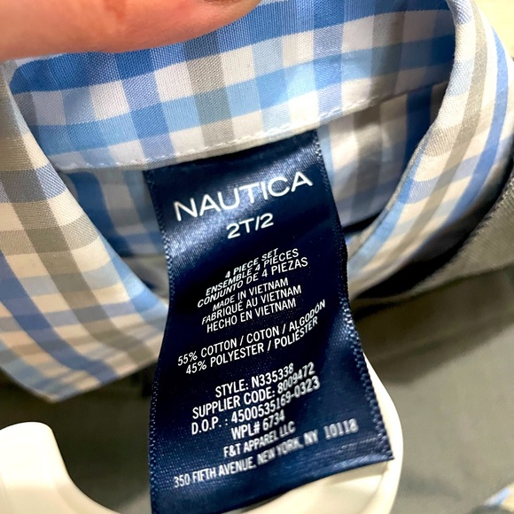 NEW WITH TAGS ✨ Nautica 2T Three Piece Suit - Picture 3 of 7